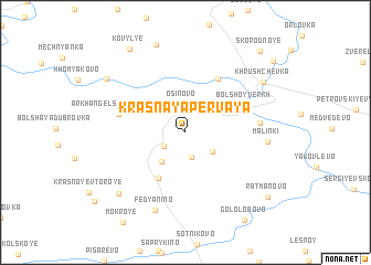 map of Krasnaya Pervaya