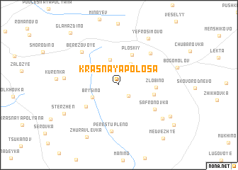 map of Krasnaya Polosa