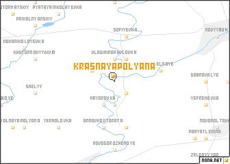 map of Krasnaya Polyana