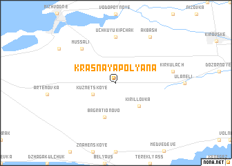 map of Krasnaya Polyana