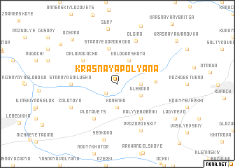 map of Krasnaya Polyana