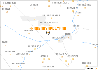 map of Krasnaya Polyana