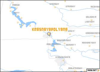 map of (( Krasnaya Polyana ))
