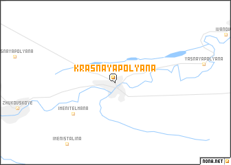 map of Krasnaya Polyana