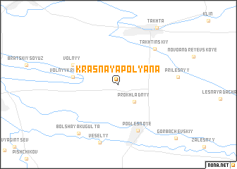 map of Krasnaya Polyana