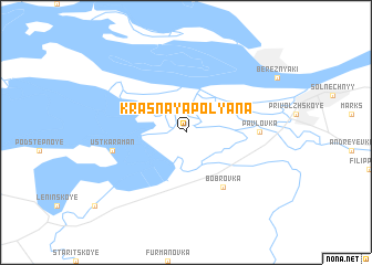 map of Krasnaya Polyana