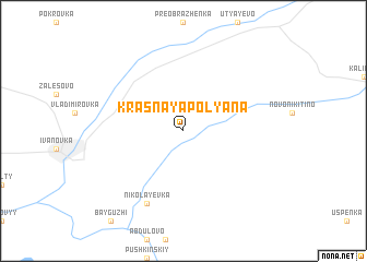 map of Krasnaya Polyana