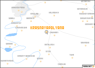 map of Krasnaya Polyana