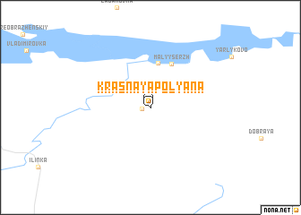 map of Krasnaya Polyana