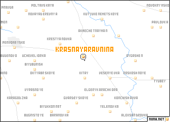 map of Krasnaya Ravnina