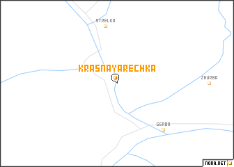 map of Krasnaya Rechka