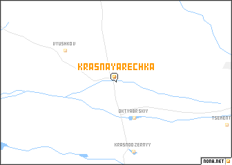 map of Krasnaya Rechka