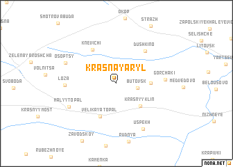 map of Krasnaya Ryl\