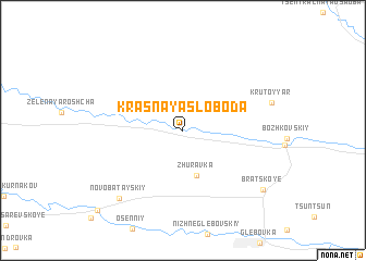 map of Krasnaya Sloboda