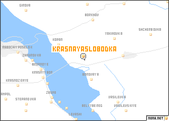 map of Krasnaya Slobodka