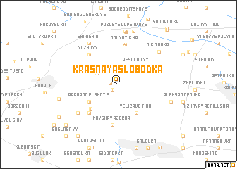 map of Krasnaya Slobodka