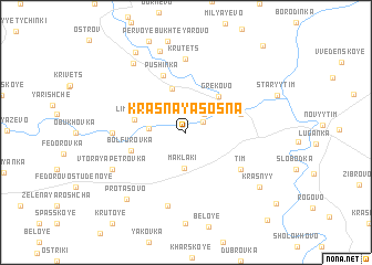 map of Krasnaya Sosna