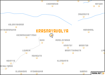 map of Krasnaya Volya