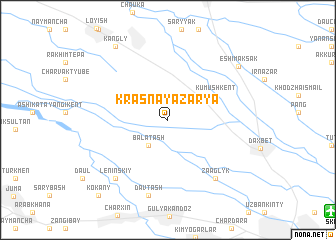 map of Krasnaya Zarya