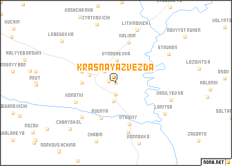 map of Krasnaya Zvezda