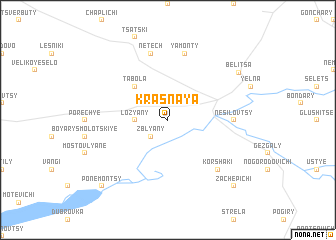 map of Krasnaya