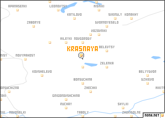 map of Krasnaya