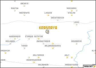 map of Krasnaya