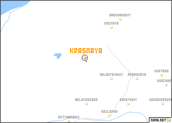 map of Krasnaya