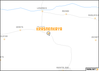 map of Krasnen\