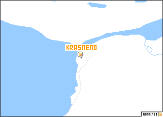 map of Krasneno