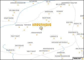 map of Krasnikovo