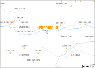 map of Krasnikovo