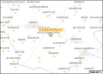 map of Krasninskiy