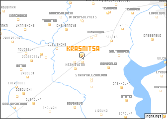 map of Krasnitsa