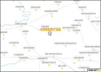map of Krasnitsa