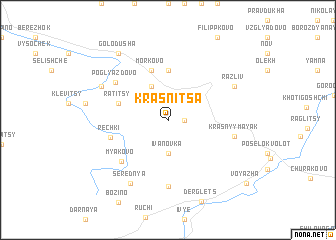 map of Krasnitsa