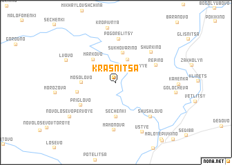 map of Krasnitsa