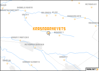 map of Krasnoarmeyets