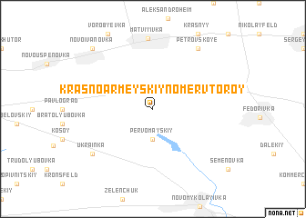 map of Krasnoarmeyskiy Nomer Vtoroy