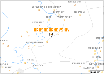 map of Krasnoarmeyskiy