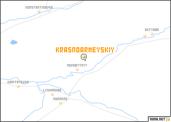 map of Krasnoarmeyskiy