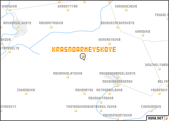 map of Krasnoarmeyskoye