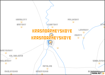 map of Krasnoarmeyskoye