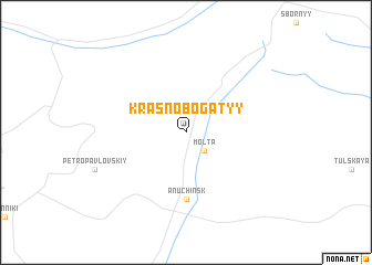 map of Krasnobogatyy