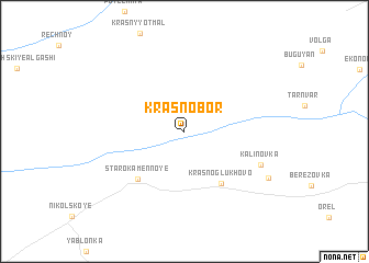 map of Krasnobor