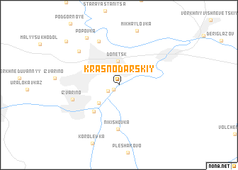 map of Krasnodarskiy
