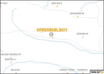 map of Krasnodol\