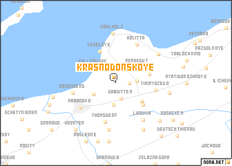 map of Krasnodonskoye