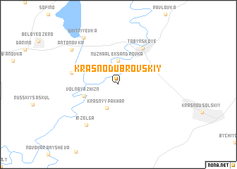 map of Krasnodubrovskiy