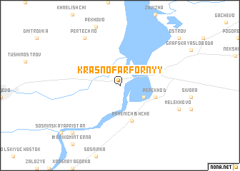 map of Krasnofarfornyy